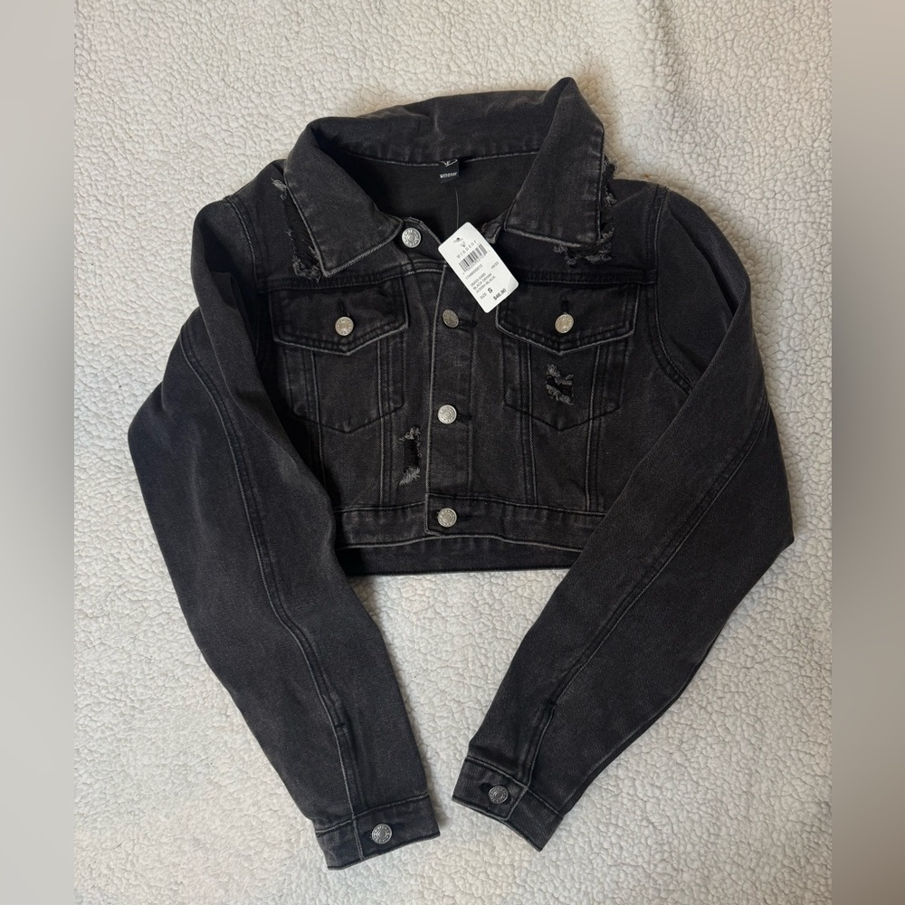 Windsor Charcoal Distressed Jacket
